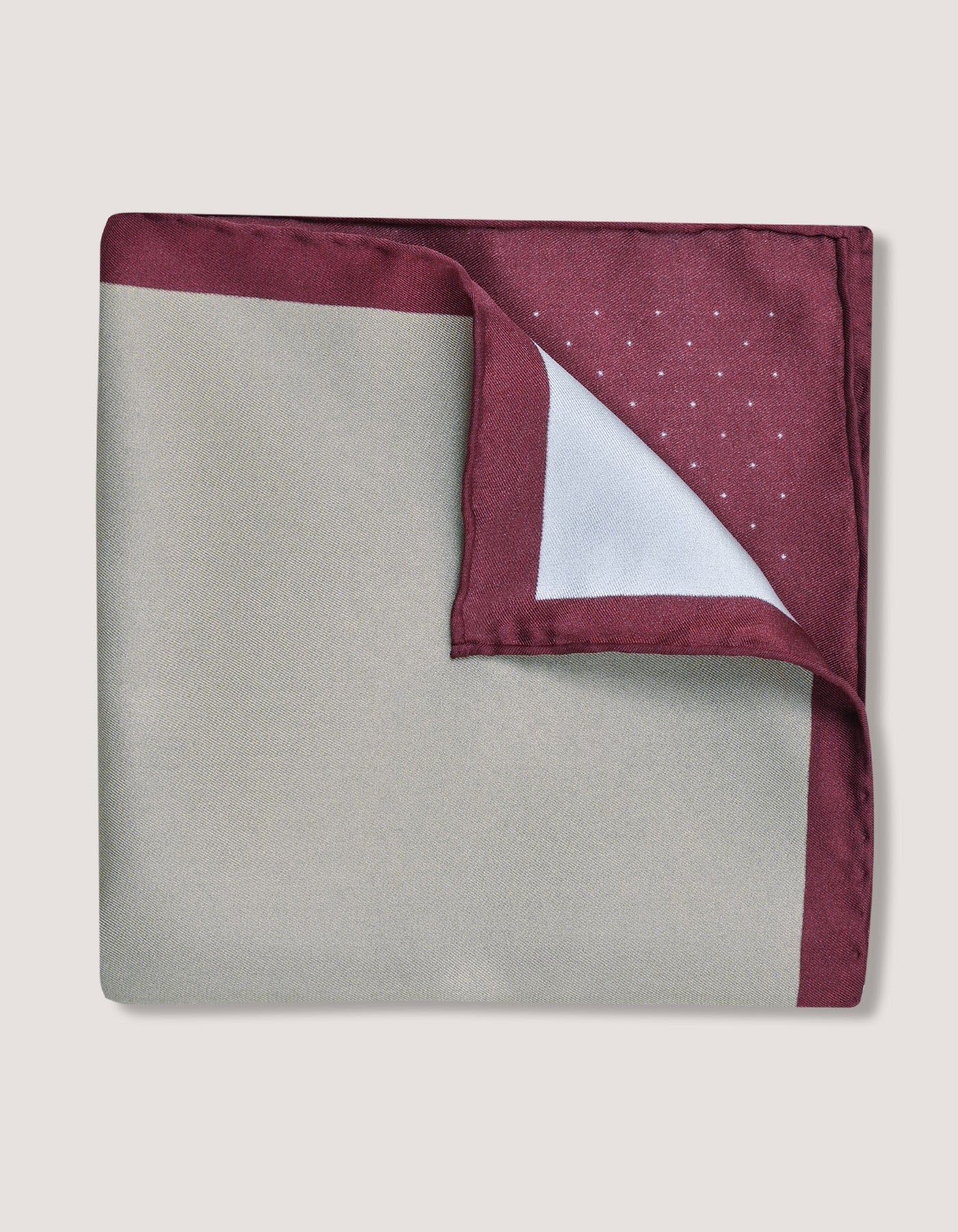 Rust Silk Pocket Square