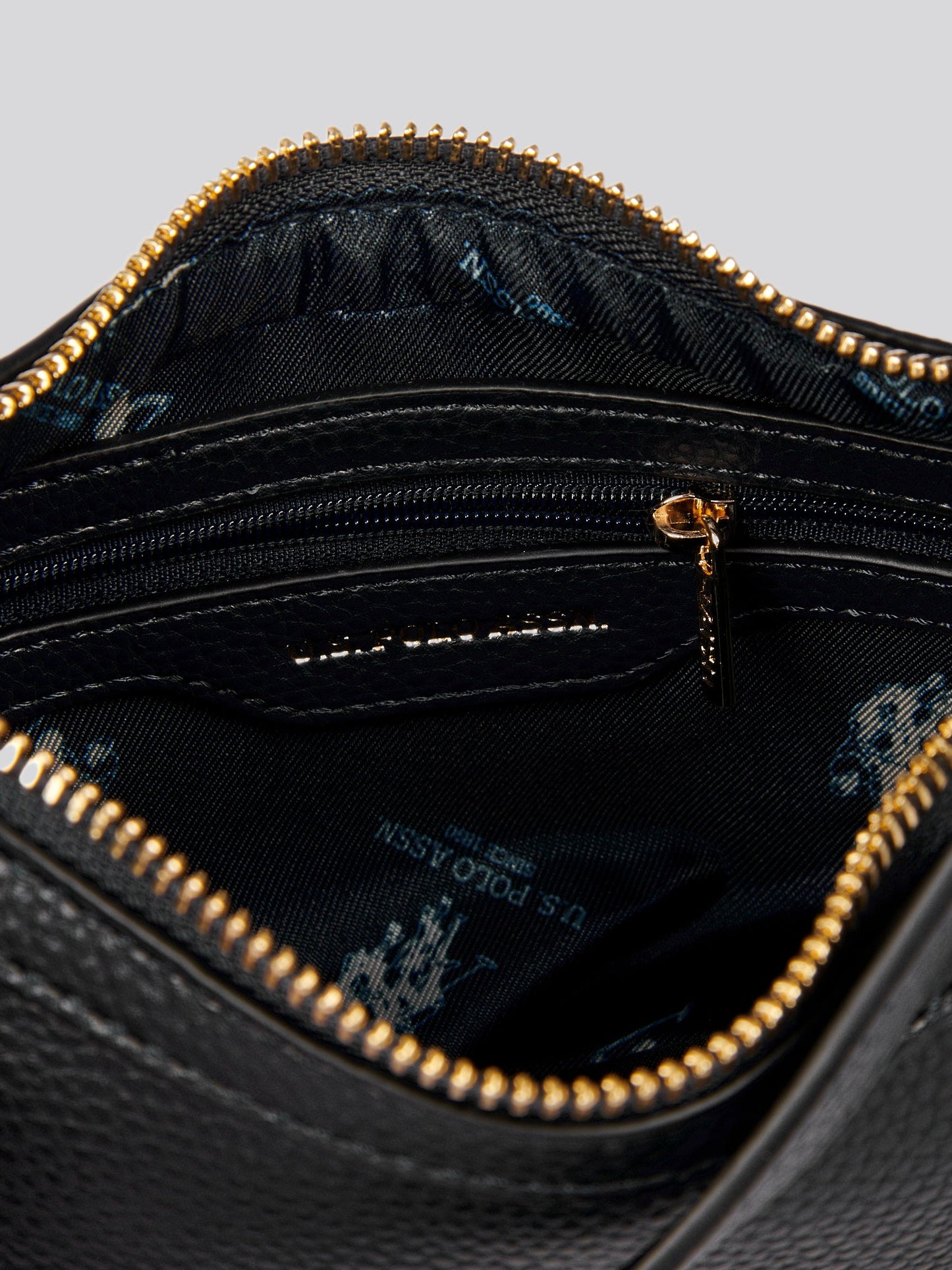 U.S. Polo Assn. Womens Stanford Small Hobo Bag in Black