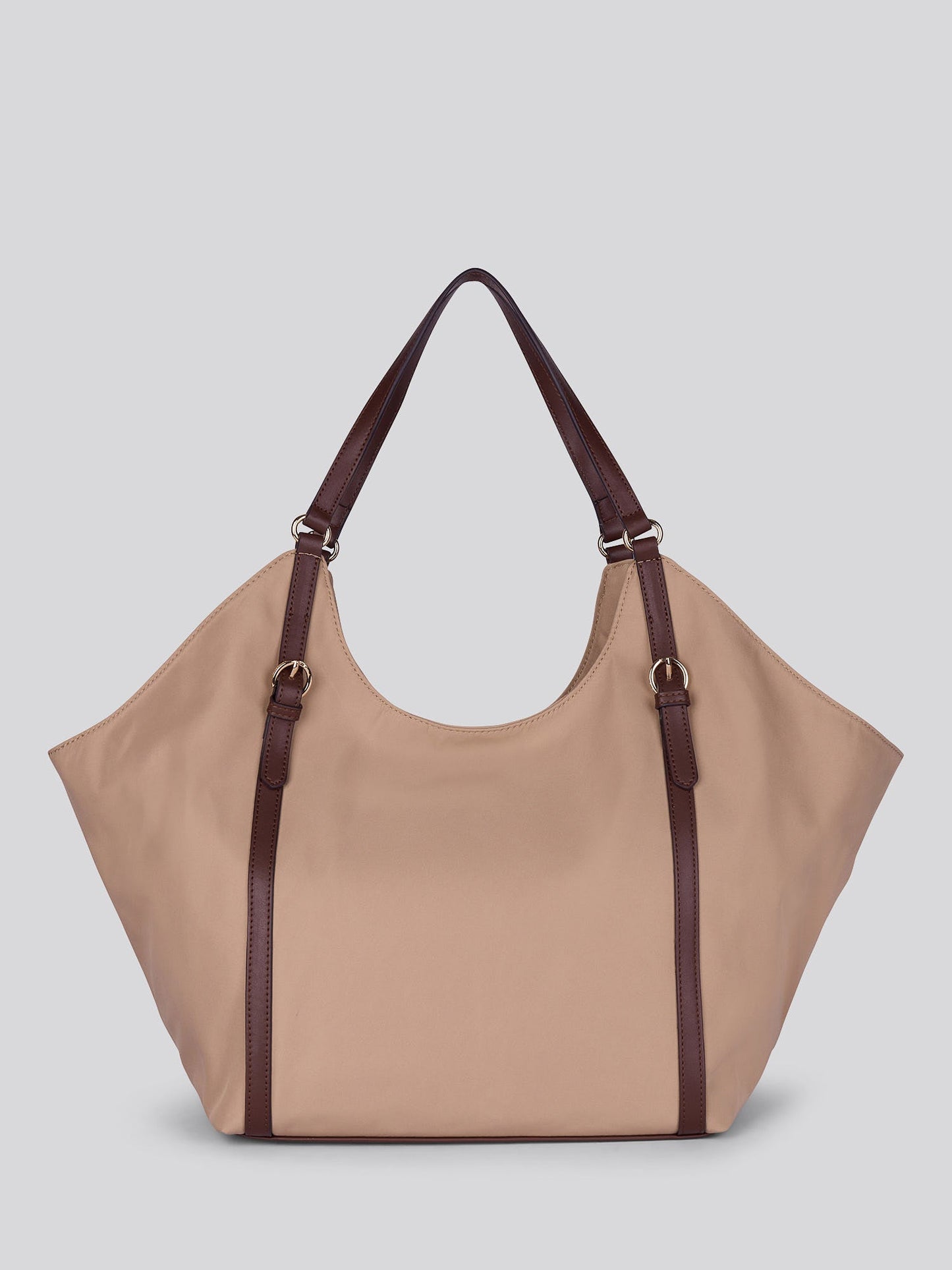 U.S. Polo Assn. Womens Houston Large Double Handle Bag Warm Taupe