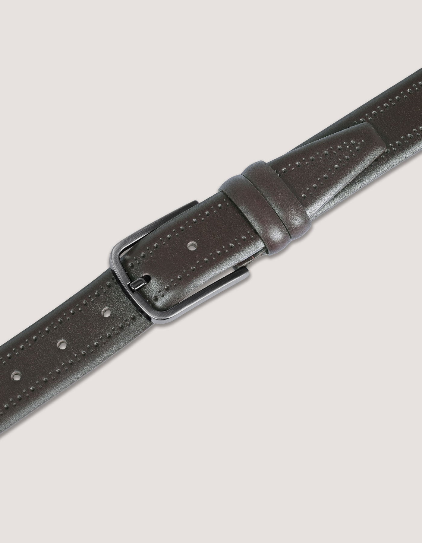 Brown Belt With Black Buckle