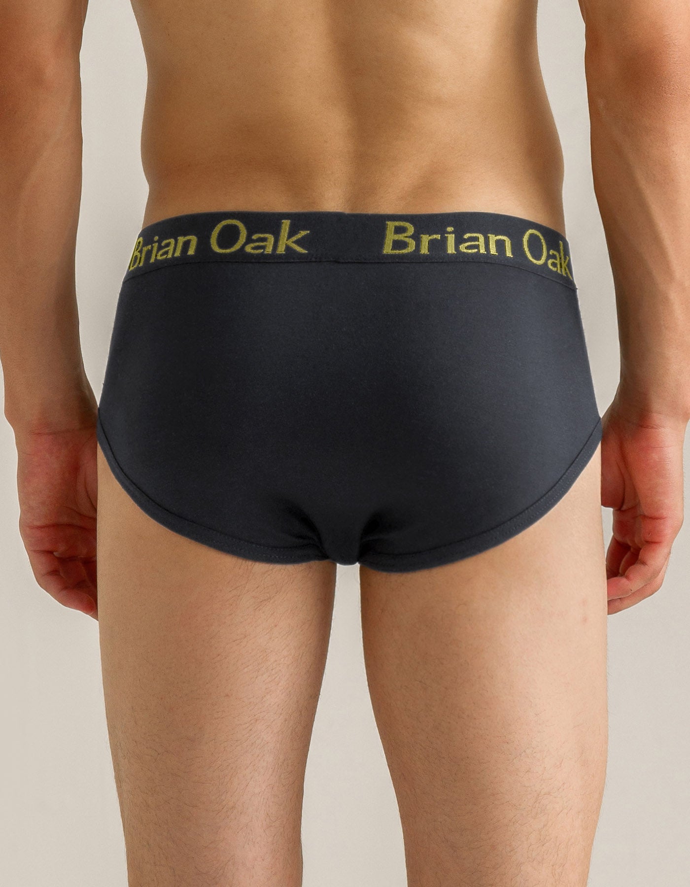 Black Plain Jersey Brief