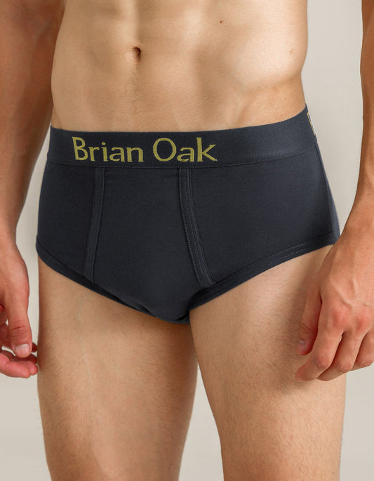 Black Plain Jersey Brief
