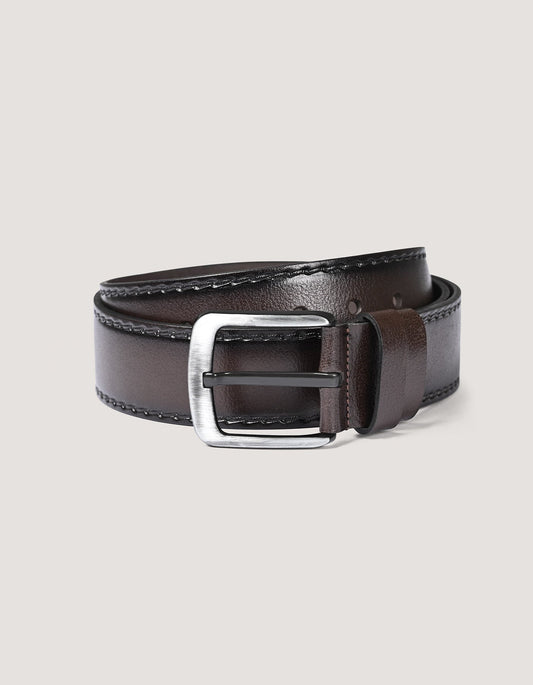 Dark Brown Wide Cowboy Belt