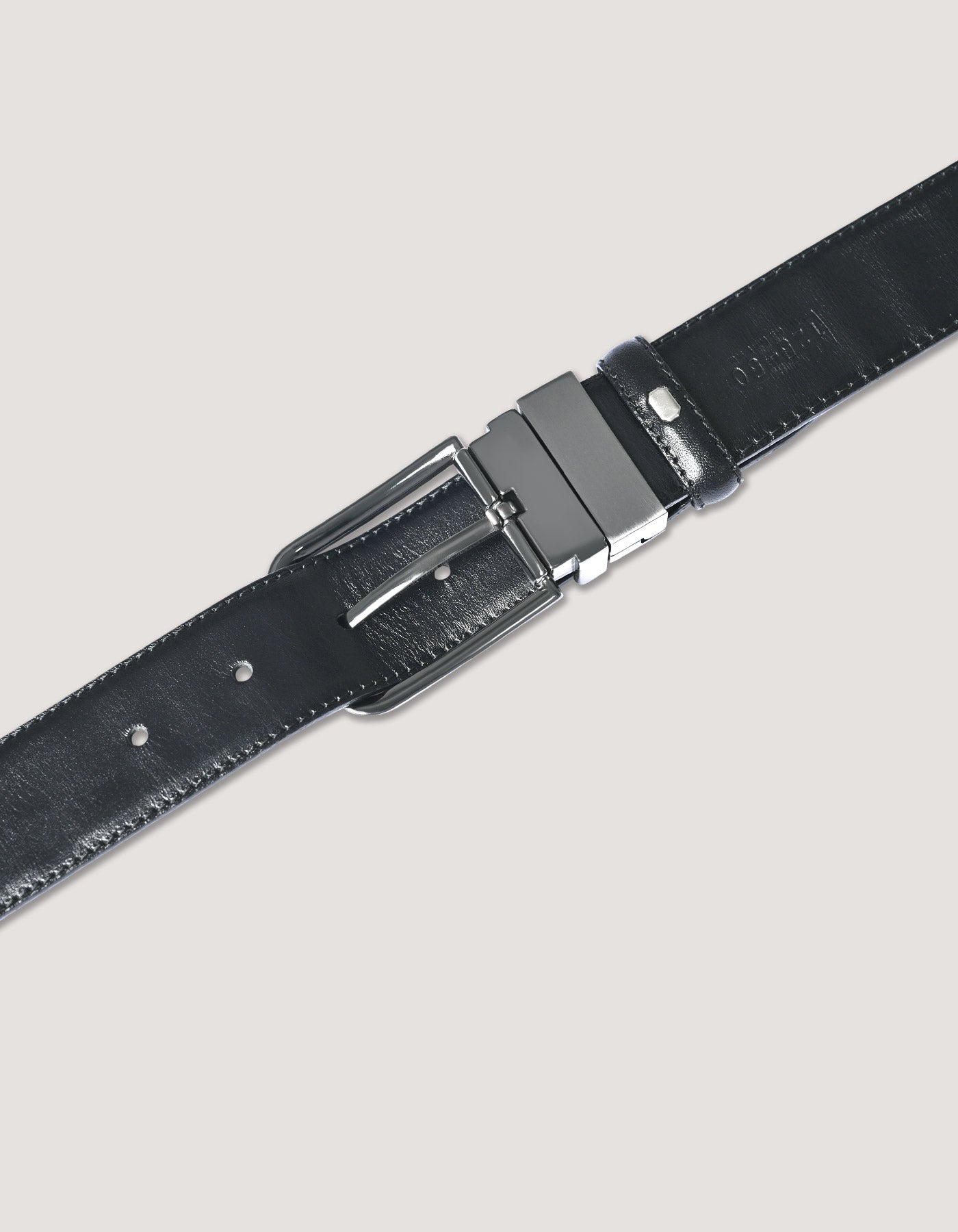 Mens Black Crocodile Belt