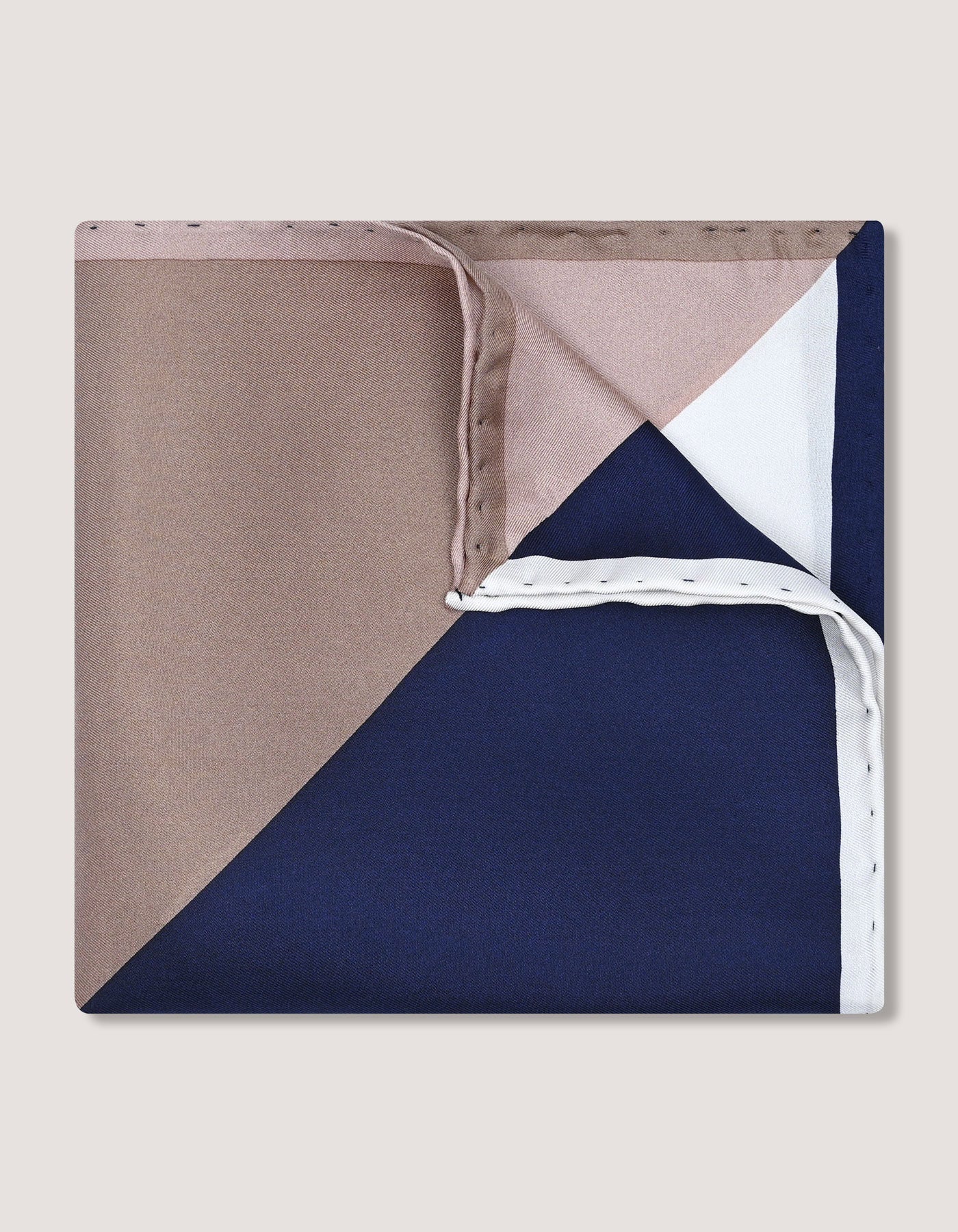 Multicolour Designer Silk Pocket Square