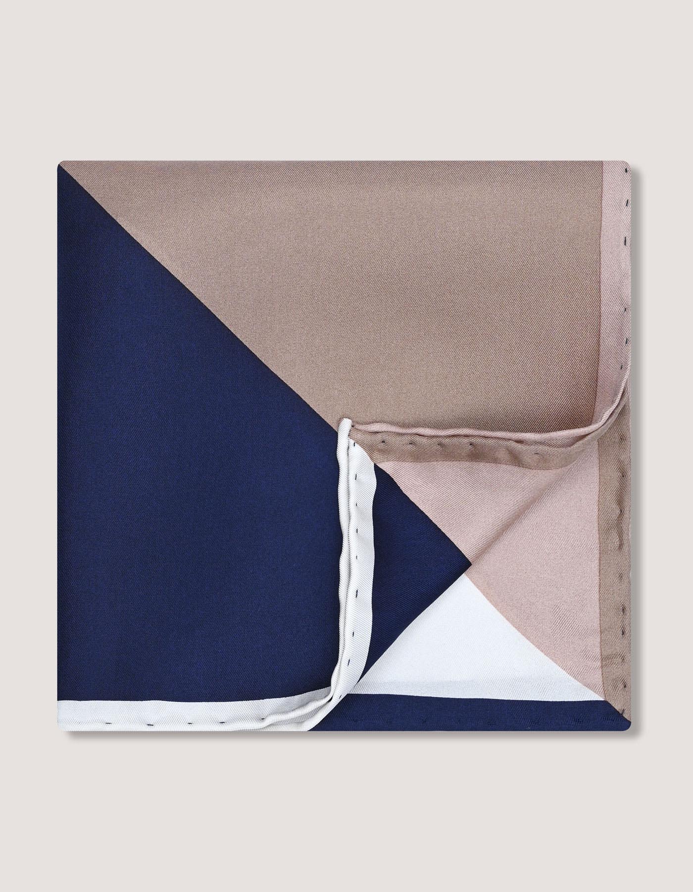 Multicolour Designer Silk Pocket Square