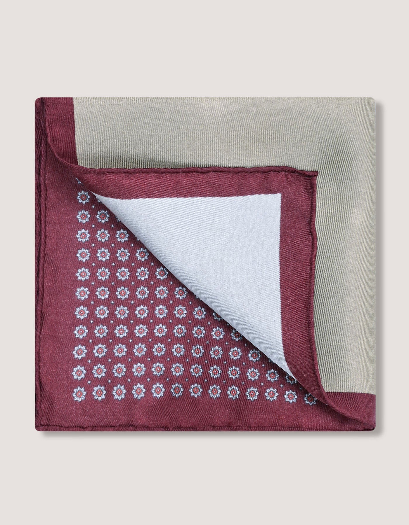Rust Silk Pocket Square