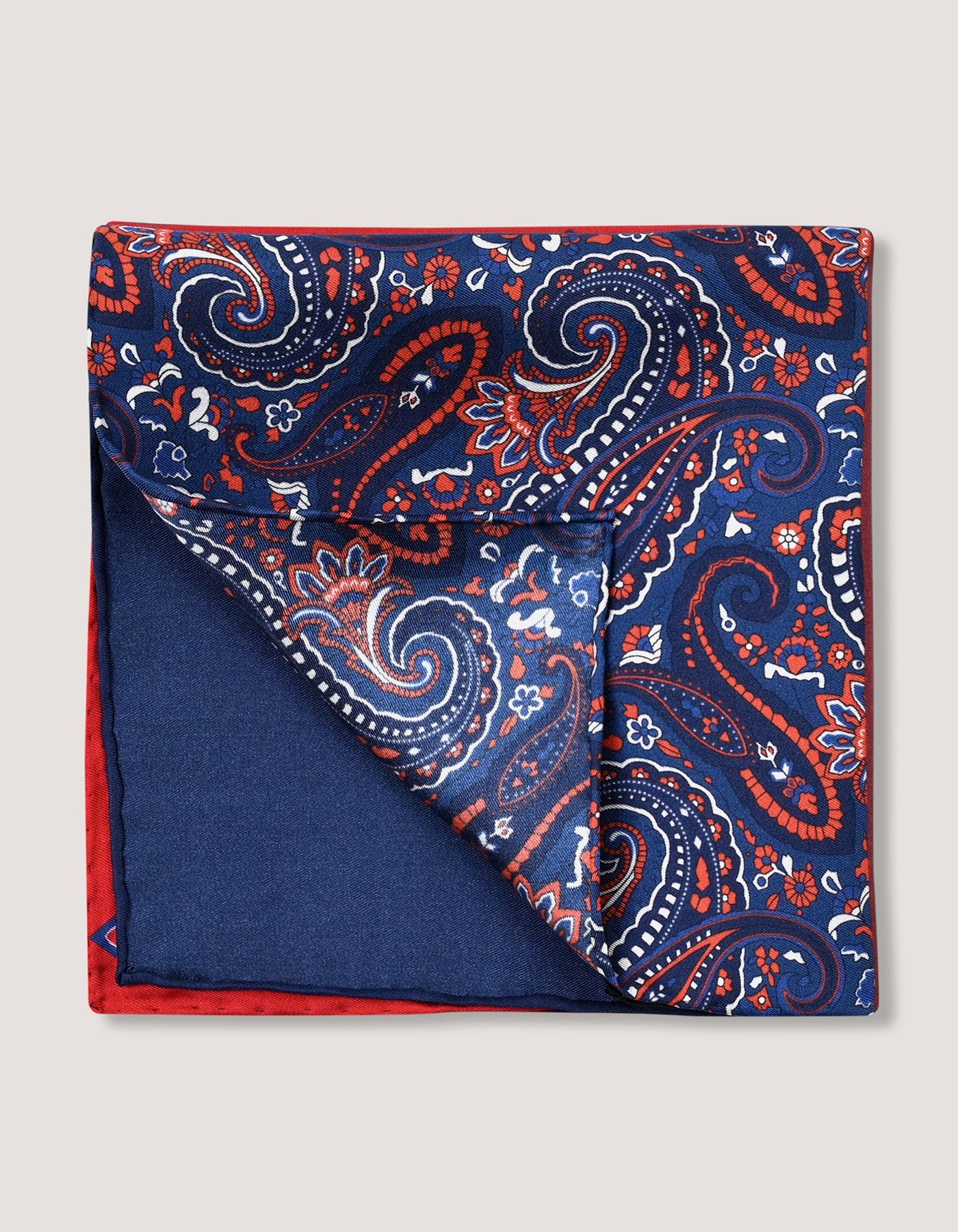 Multicolour Plain and Patterned Silk Pocket Square