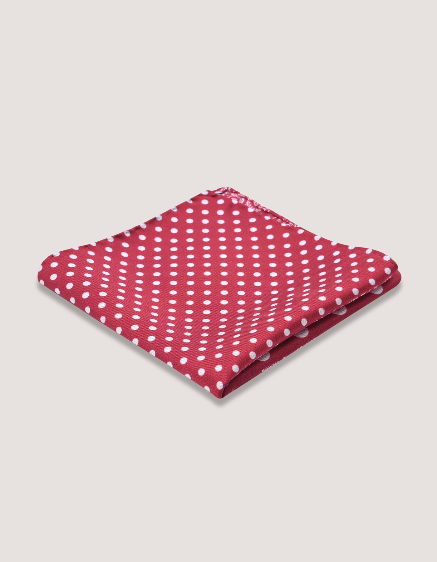Maroon Pure Silk Pocket Square