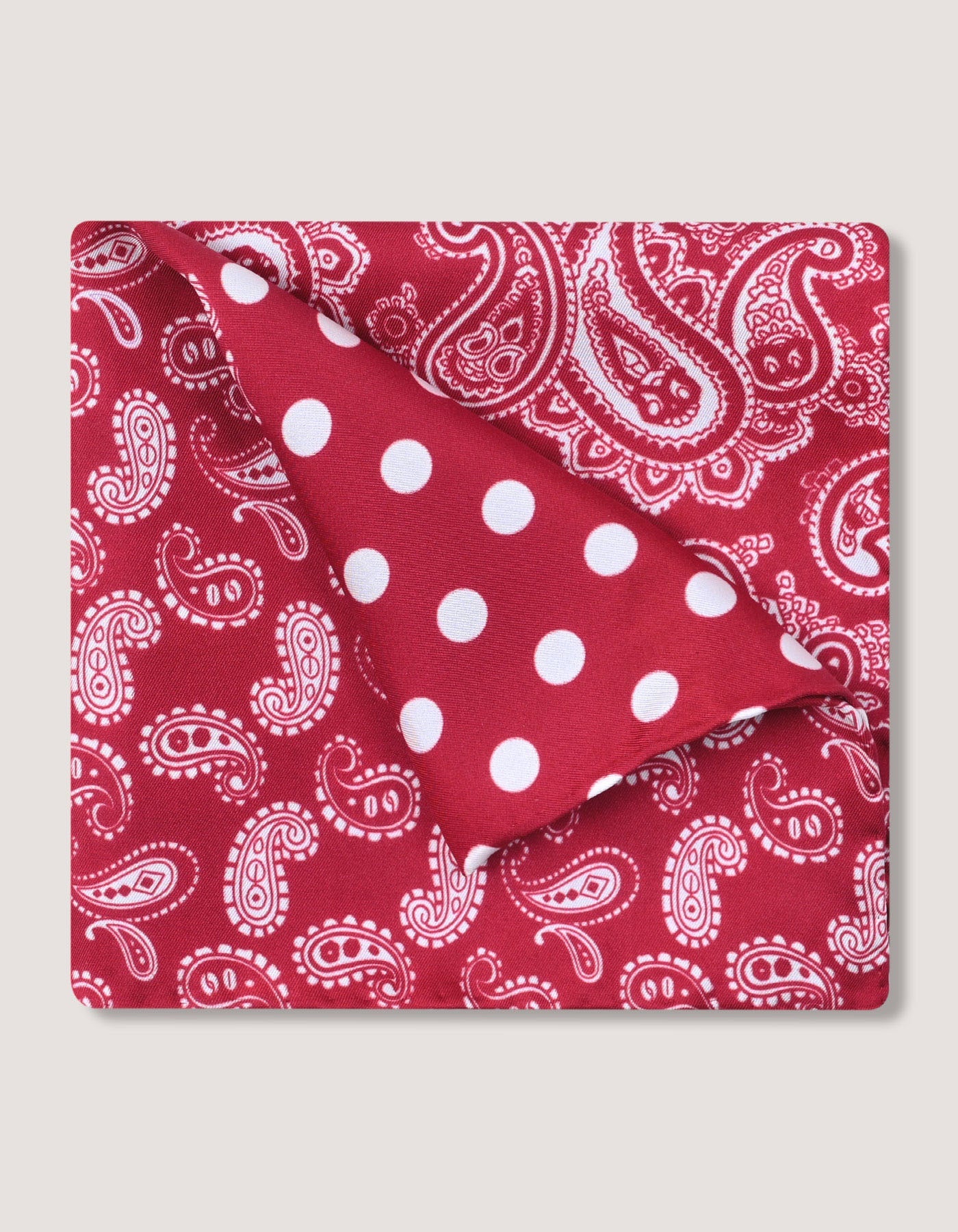 Maroon Pure Silk Pocket Square