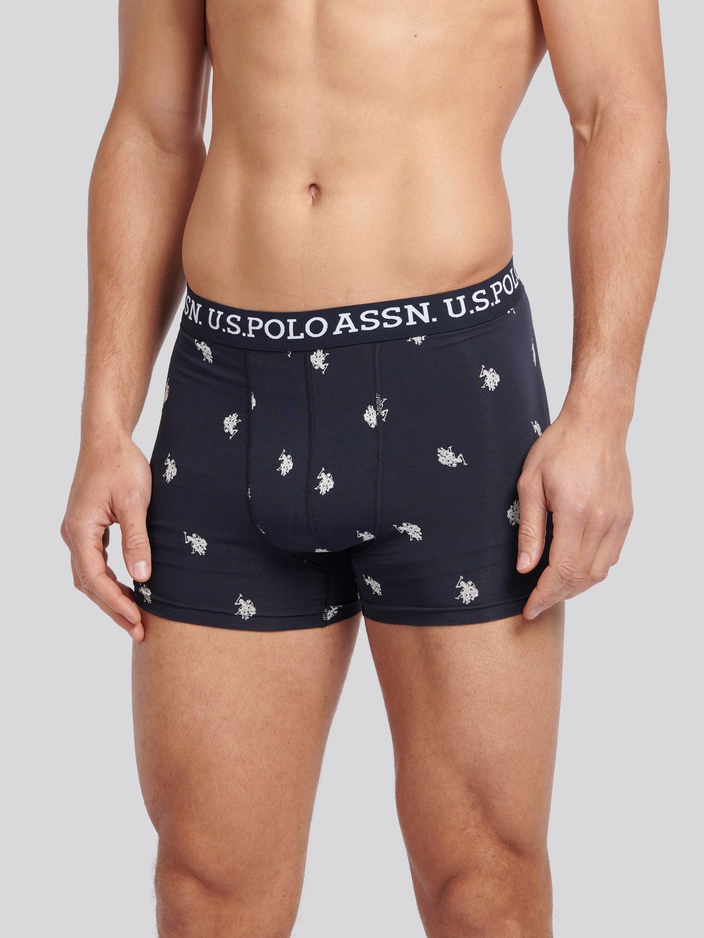 Mens 3 Pack USPA Trunk Dark Sapphire Navy
