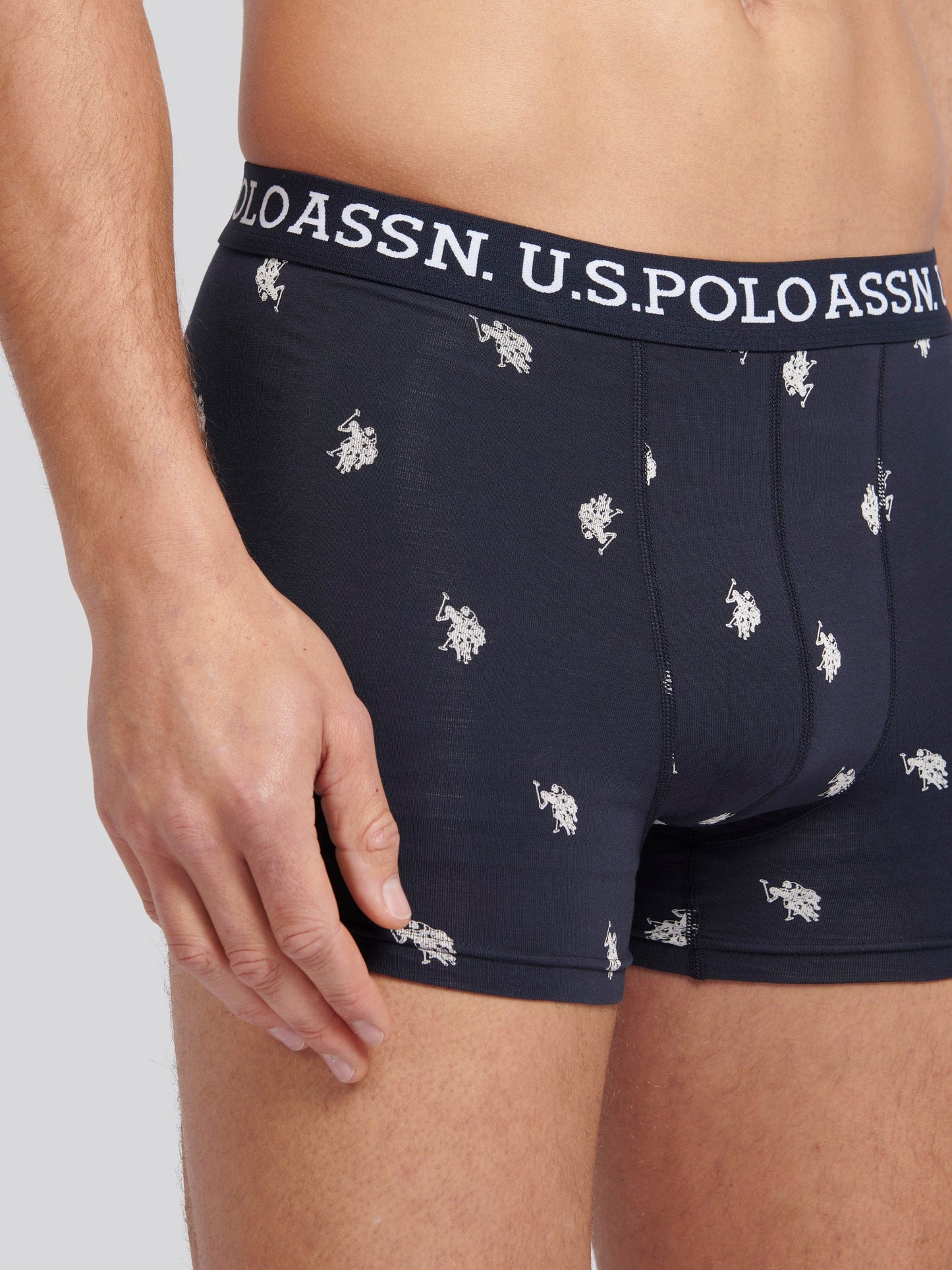 Mens 3 Pack USPA Trunk Dark Sapphire Navy