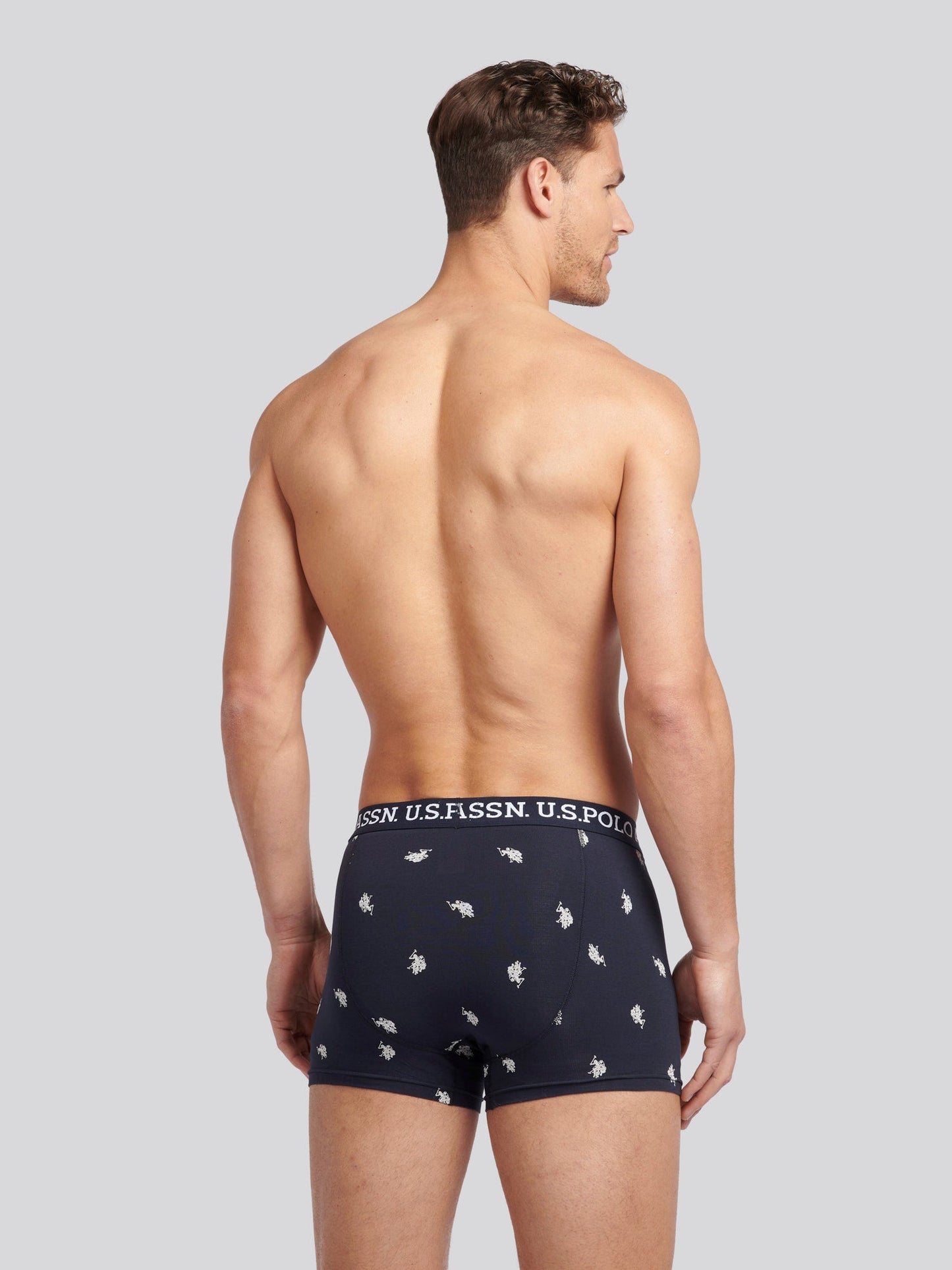 Mens 3 Pack USPA Trunk Dark Sapphire Navy