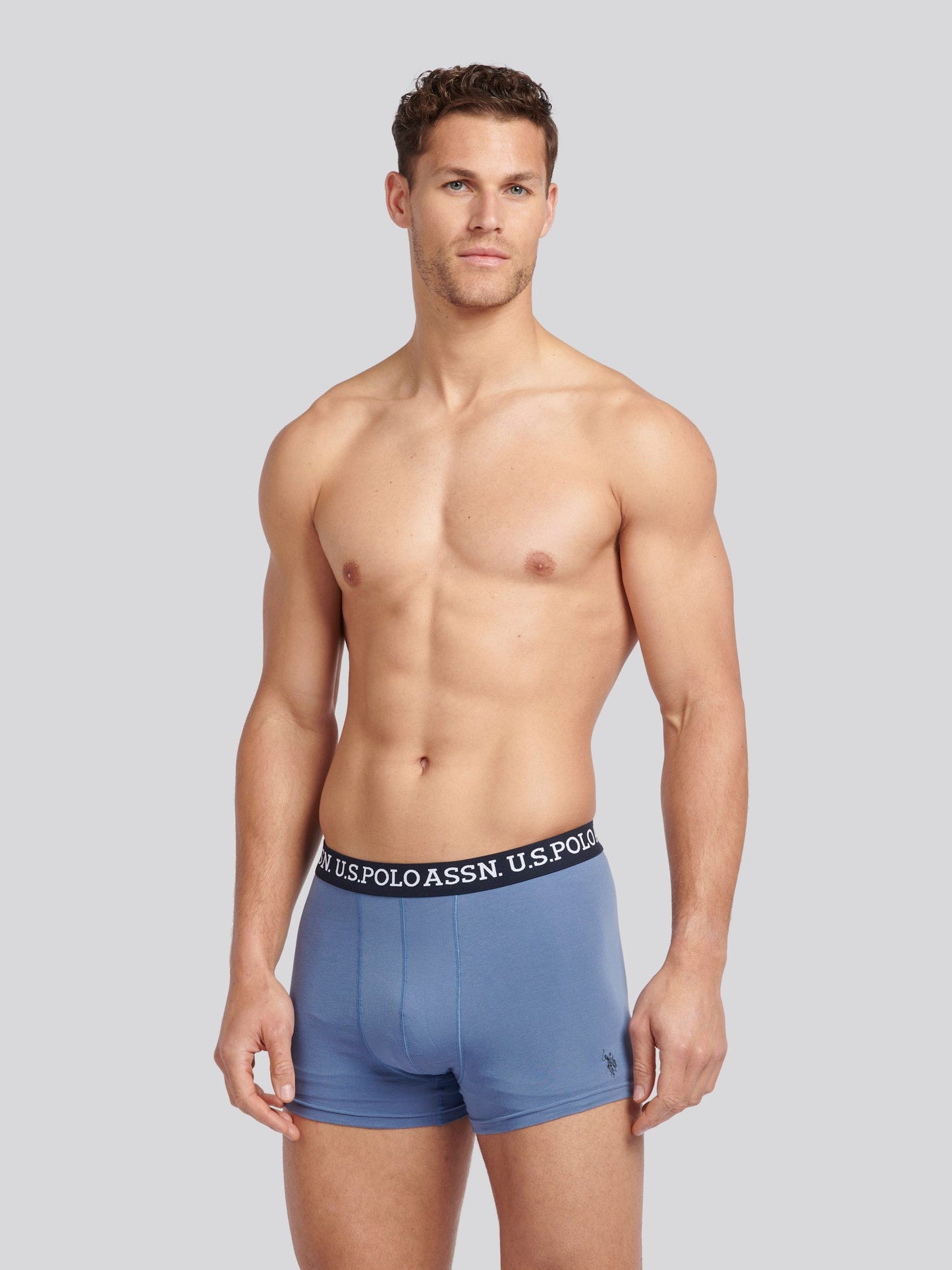 Mens 3 Pack USPA Trunk Dark Sapphire Navy
