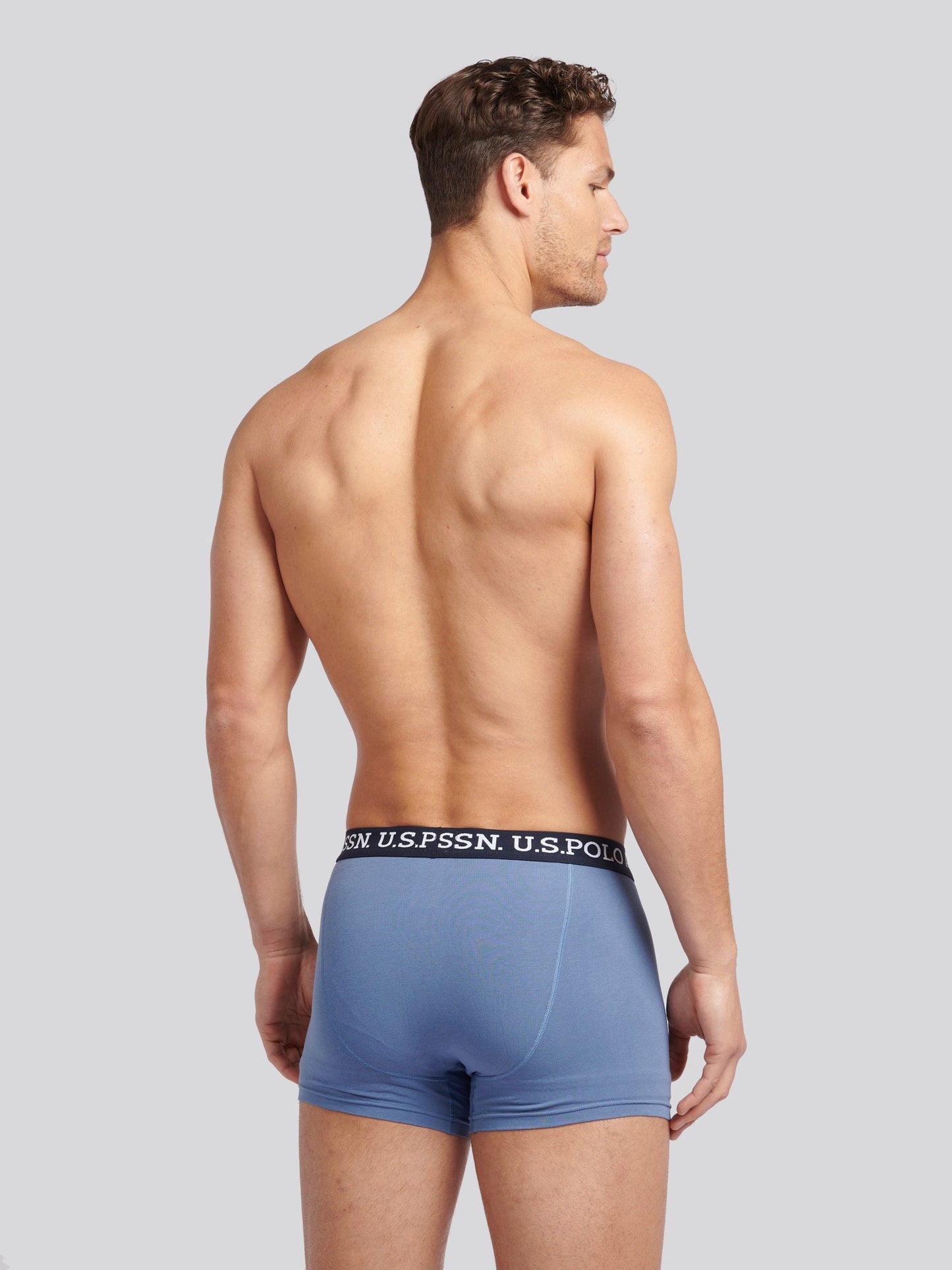 Mens 3 Pack USPA Trunk Dark Sapphire Navy
