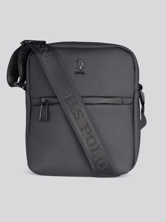 Mens Arrowhead Crossbody Bag in Black