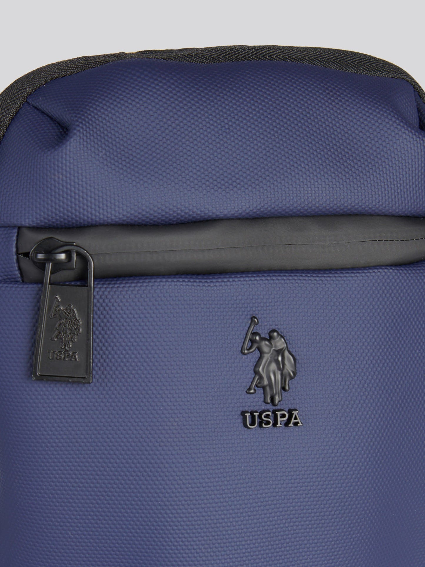 Mens Small Arrowhead Crossbody Bag in Navy