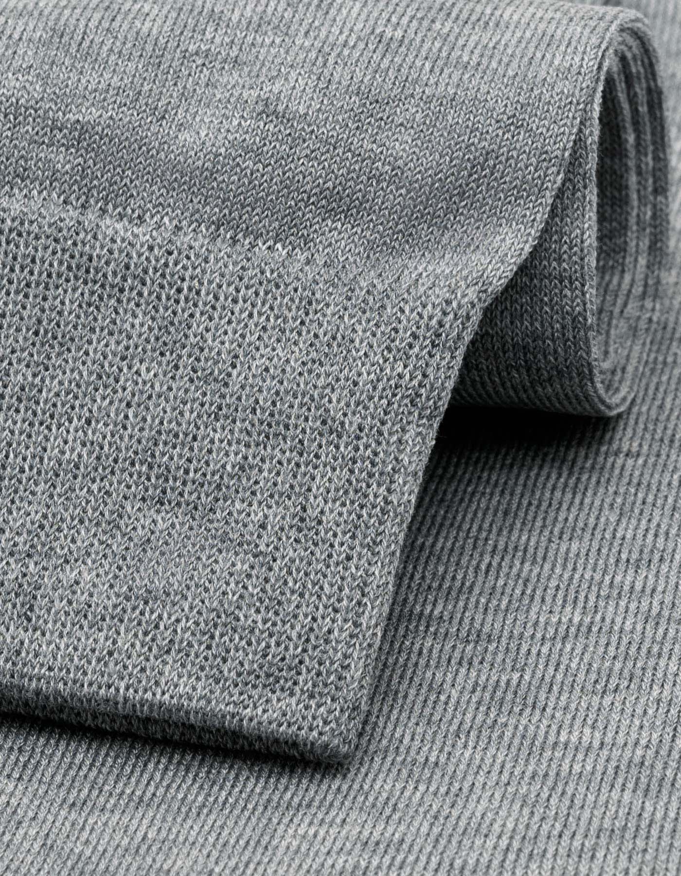Grey Plain Premium Cotton Socks