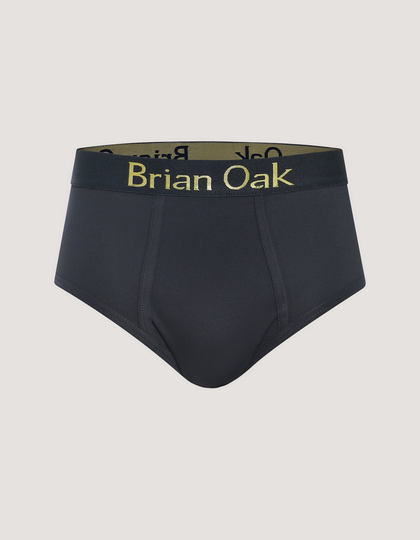 Black Plain Jersey Brief