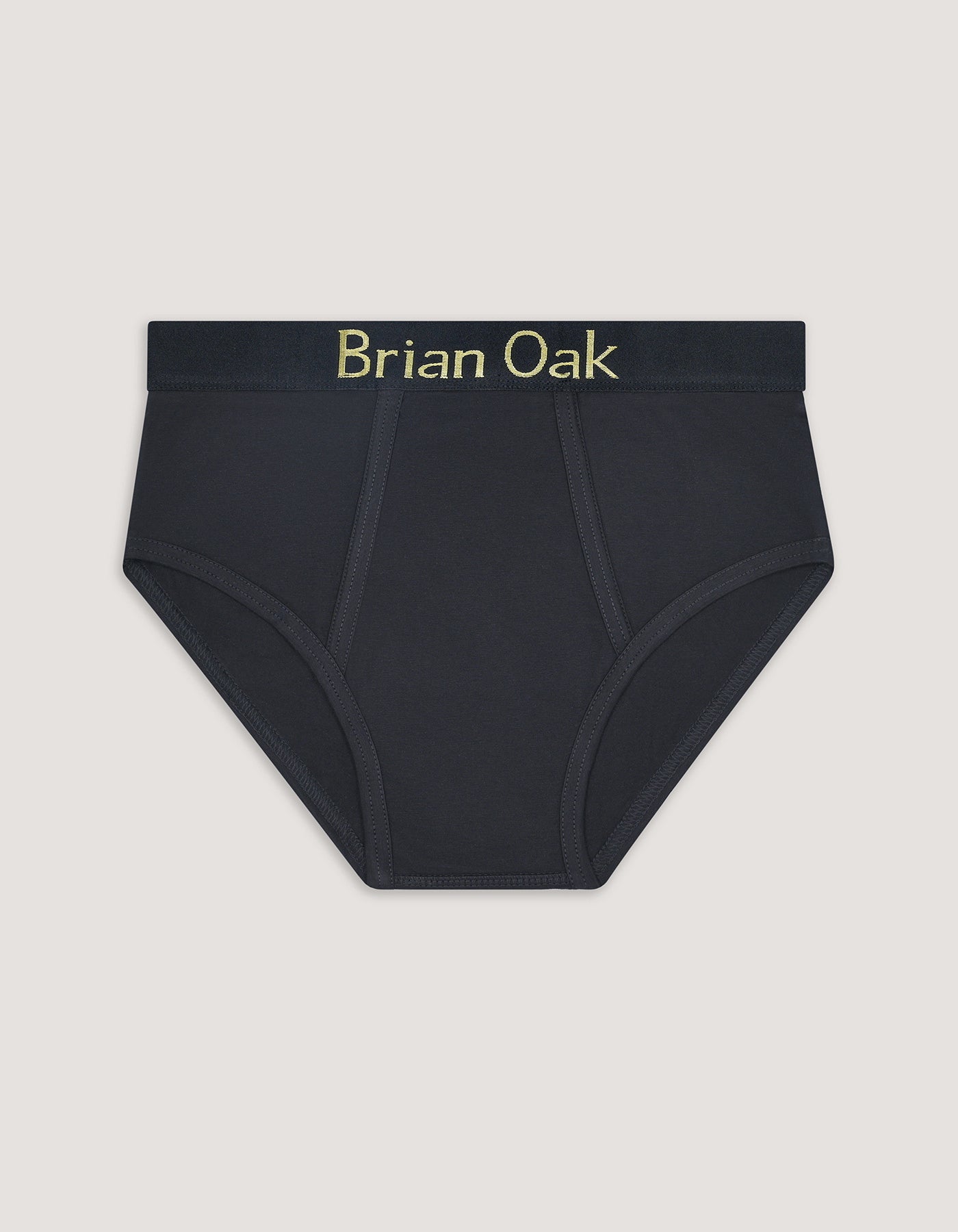 Black Plain Jersey Brief