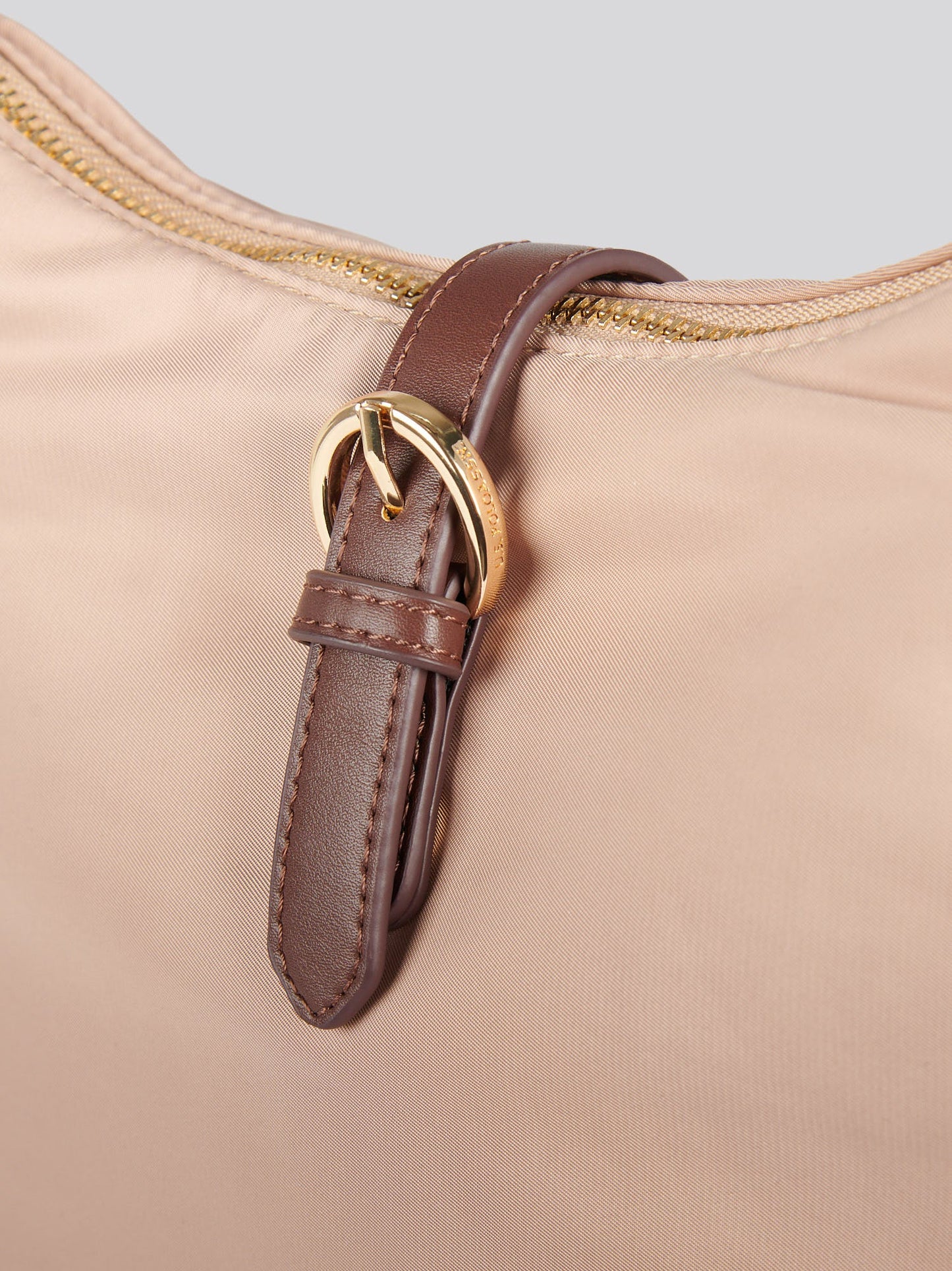 U.S. Polo Assn. Womens Houston Hobo Bag Warm Taupe