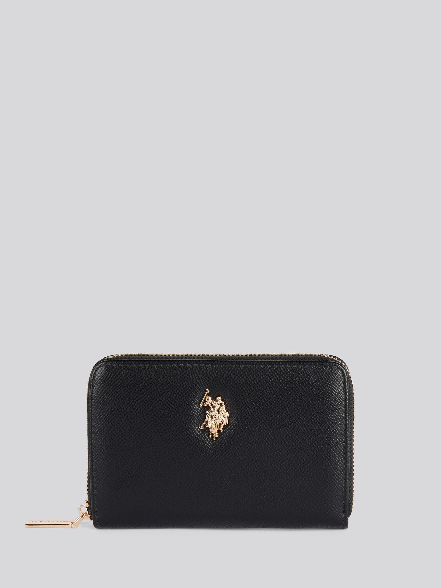 Womens Jones Medium Zip Wallet in Black