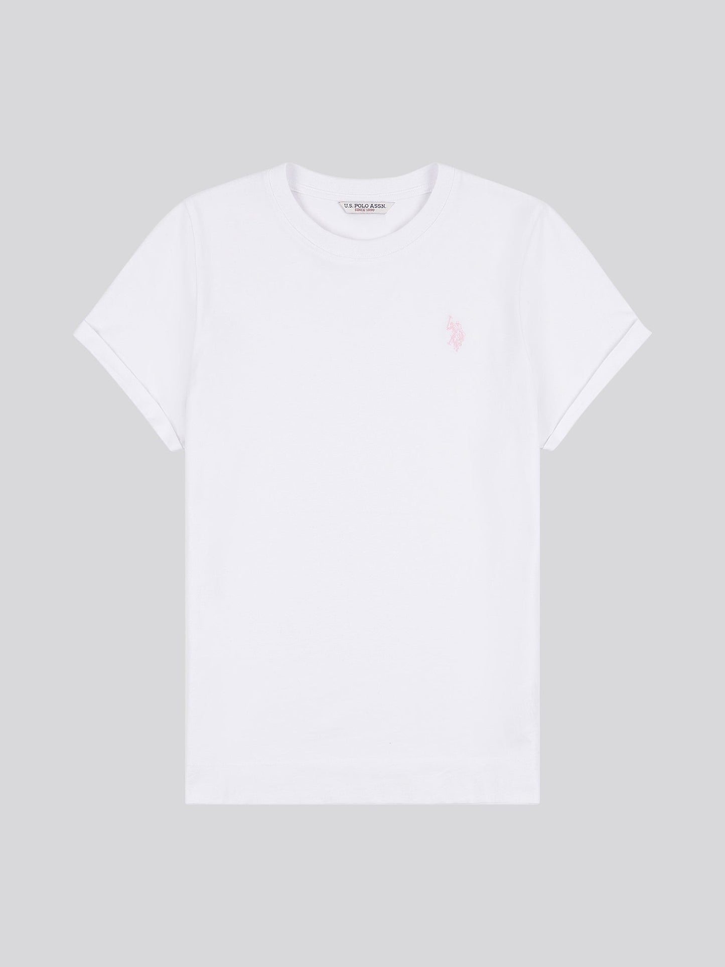 Womens Crew Neck T-Shirt Bright White