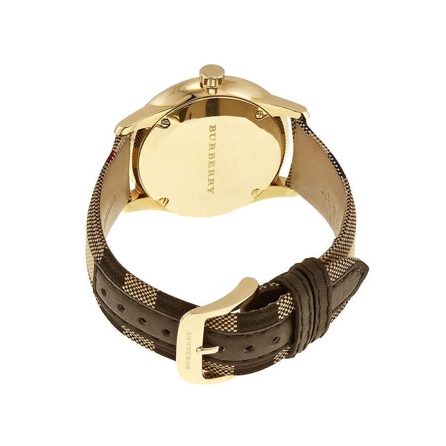 Burberry BU10001 The City Men's Gold & House Check Watch