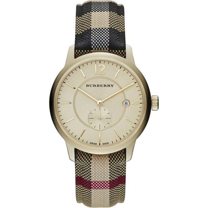 Burberry BU10001 The City Men's Gold & House Check Watch