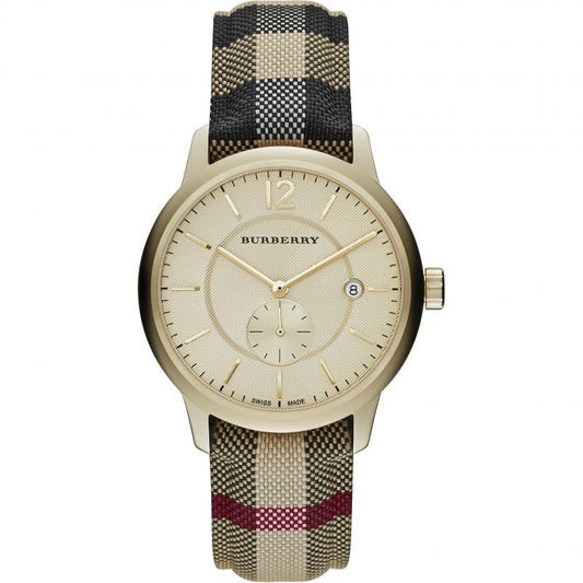Burberry BU10001 The City Men's Gold & House Check Watch