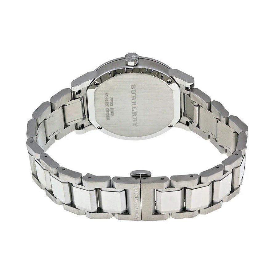 Burberry BU9031 The City Unisex Silver & Blue Watch