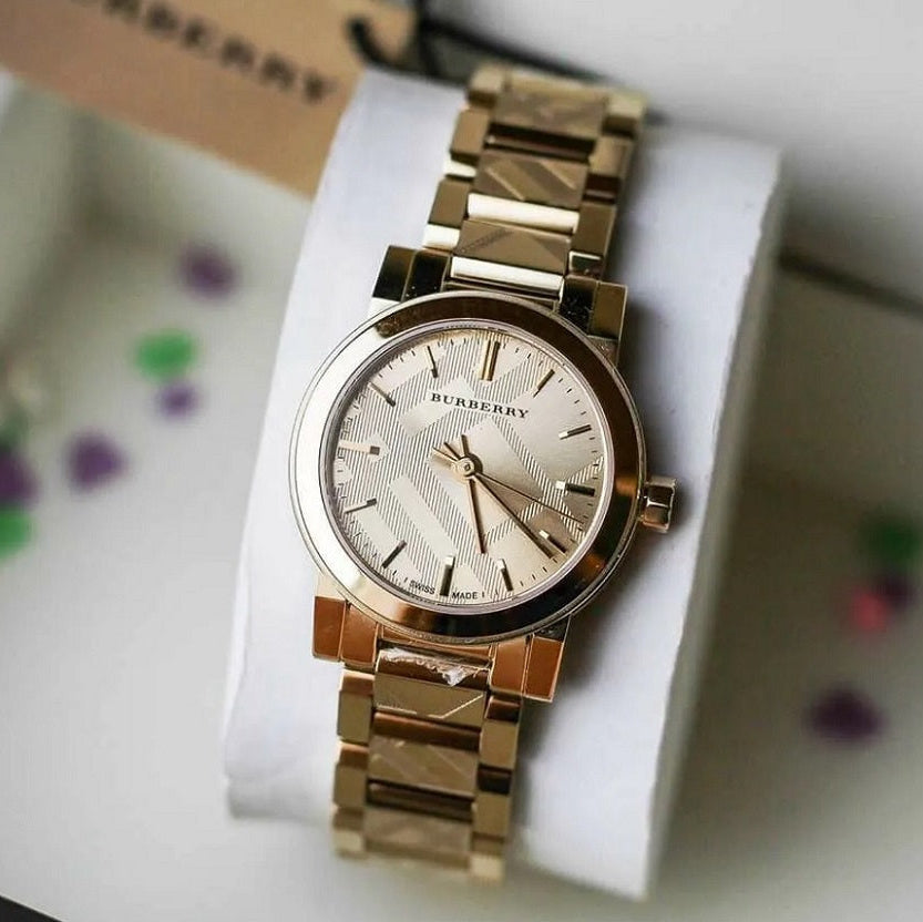 Burberry BU9234 The City Women's Gold Watch
