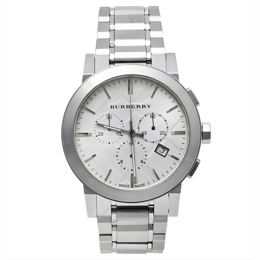 Burberry BU9350 The City Men's Silver Chronograph Watch