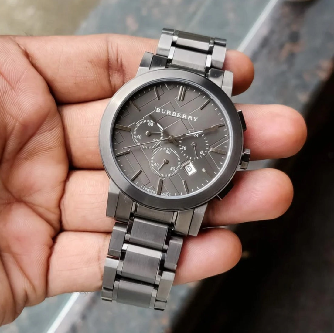 Burberry BU9354 The City Men's Watch Gunmetal