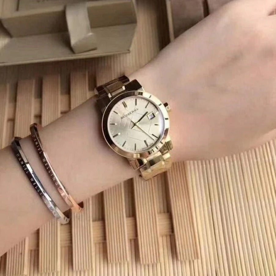 Burberry BU9134 The City Women's Gold Watch