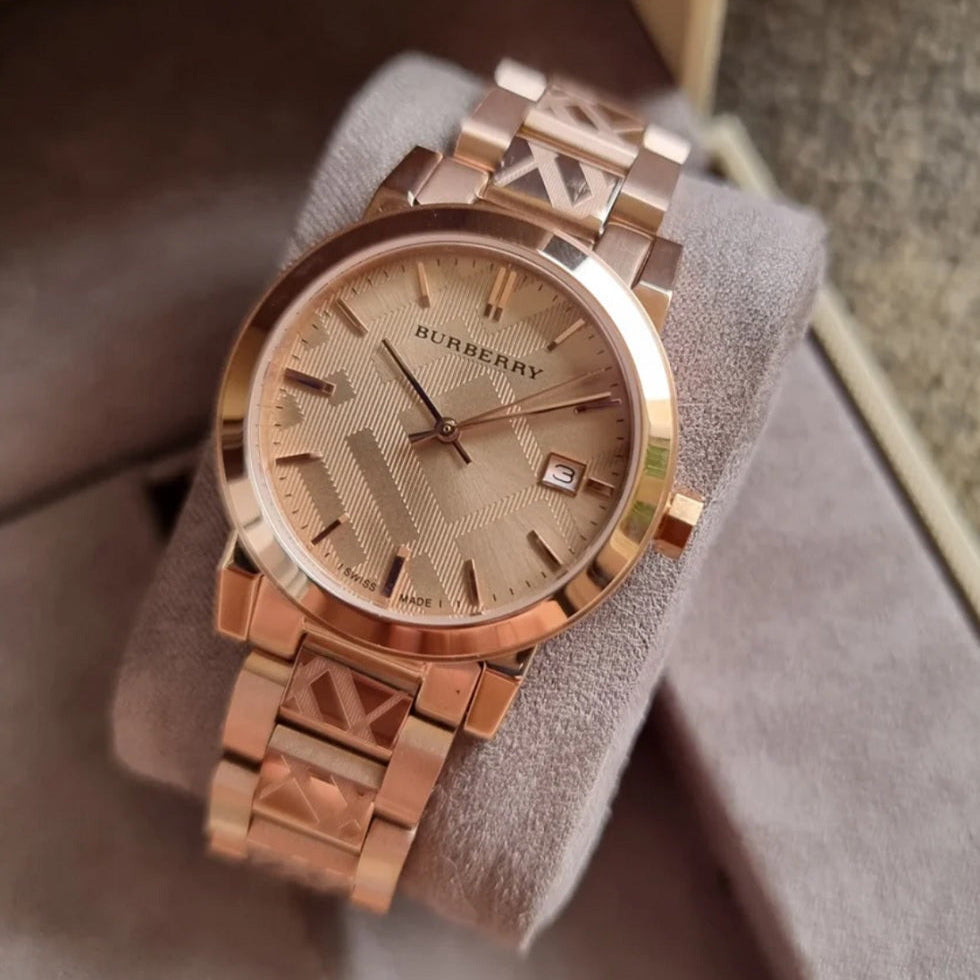 Burberry BU9146 The City Women's Rose Gold Watch