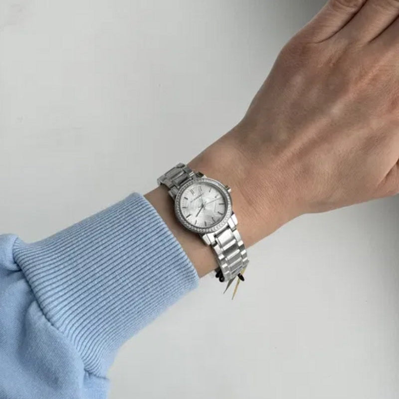 Burberry BU9220 The City Women's 26mm Silver & Diamond Watch