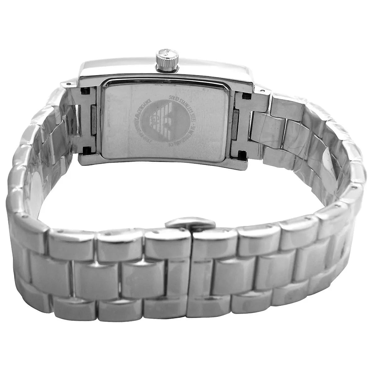 Emporio Armani AR0157 Classic Women's Rectangular Silver Watch