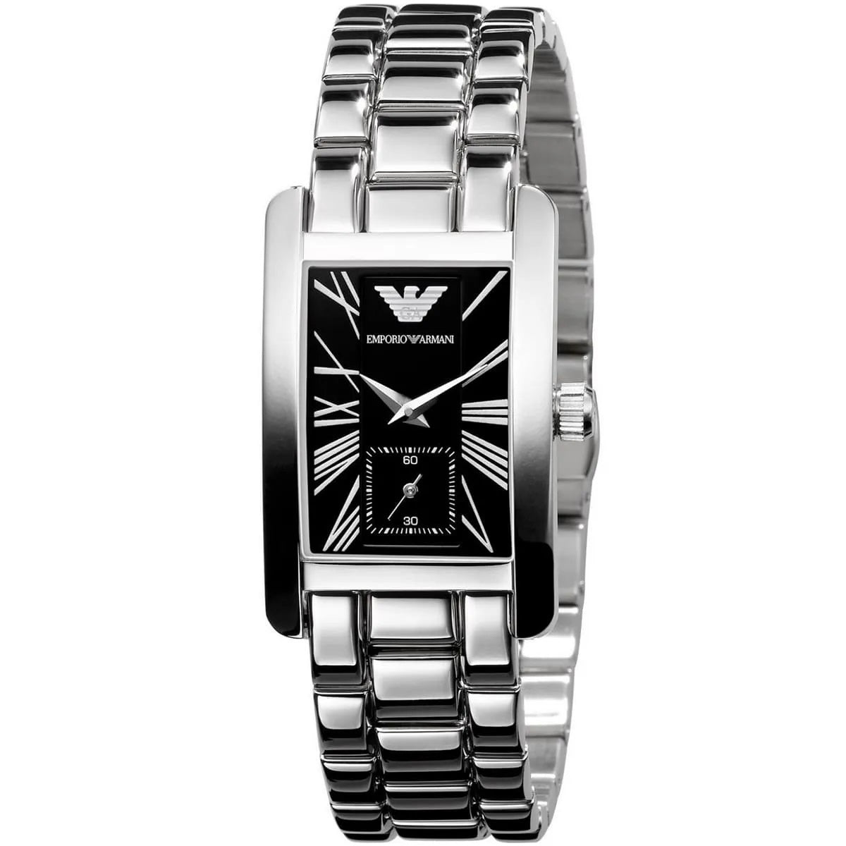 Emporio Armani AR0157 Classic Women's Rectangular Silver Watch