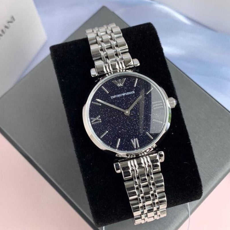 Emporio Armani AR11091 Gianni T-Bar Silver Watch