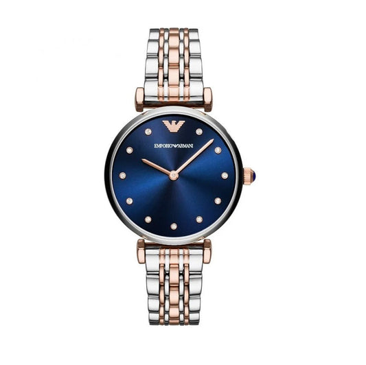 Emporio Armani AR11092 Gianni T-Bar Women's Two-Tone Watch