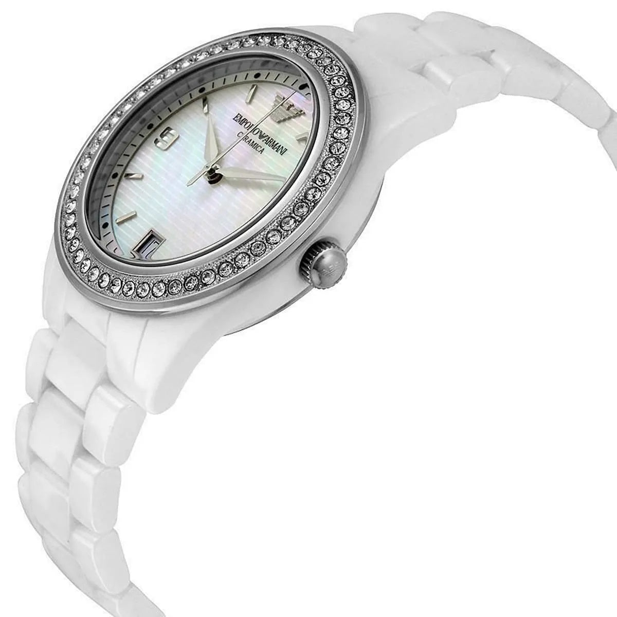 Emporio Armani AR1426 Ceramica Women's White Watch
