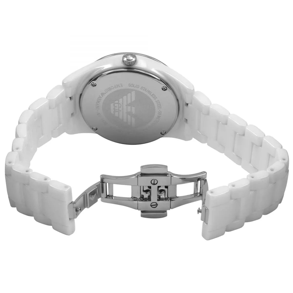 Emporio Armani AR1426 Ceramica Women's White Watch