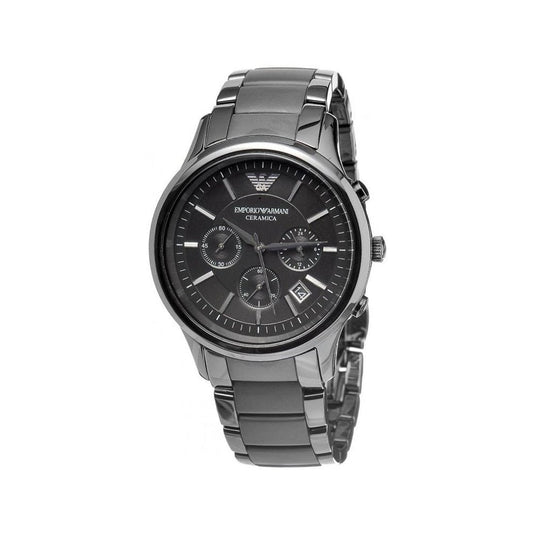 Emporio Armani AR1452 Renato Men's 43mm Black Ceramic Watch