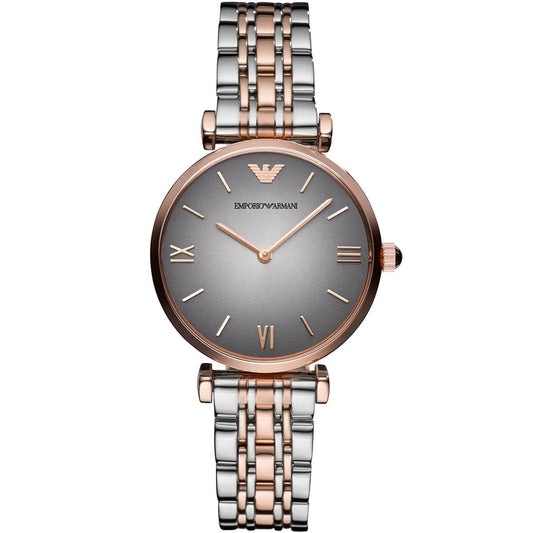 Emporio Armani AR1725 Gianni T-Bar Women's Two-Tone Watch