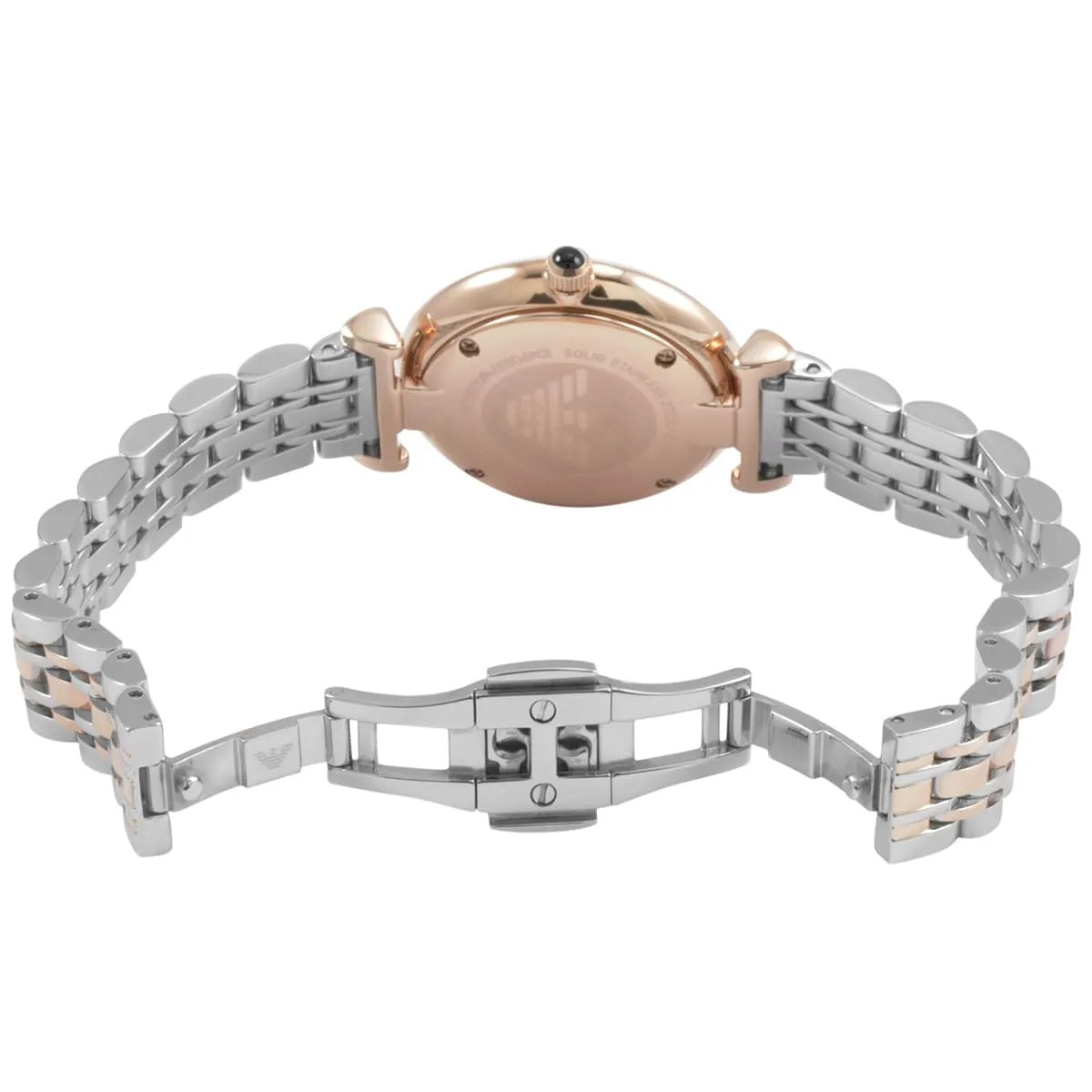 Emporio Armani AR1725 Gianni T-Bar Women's Two-Tone Watch