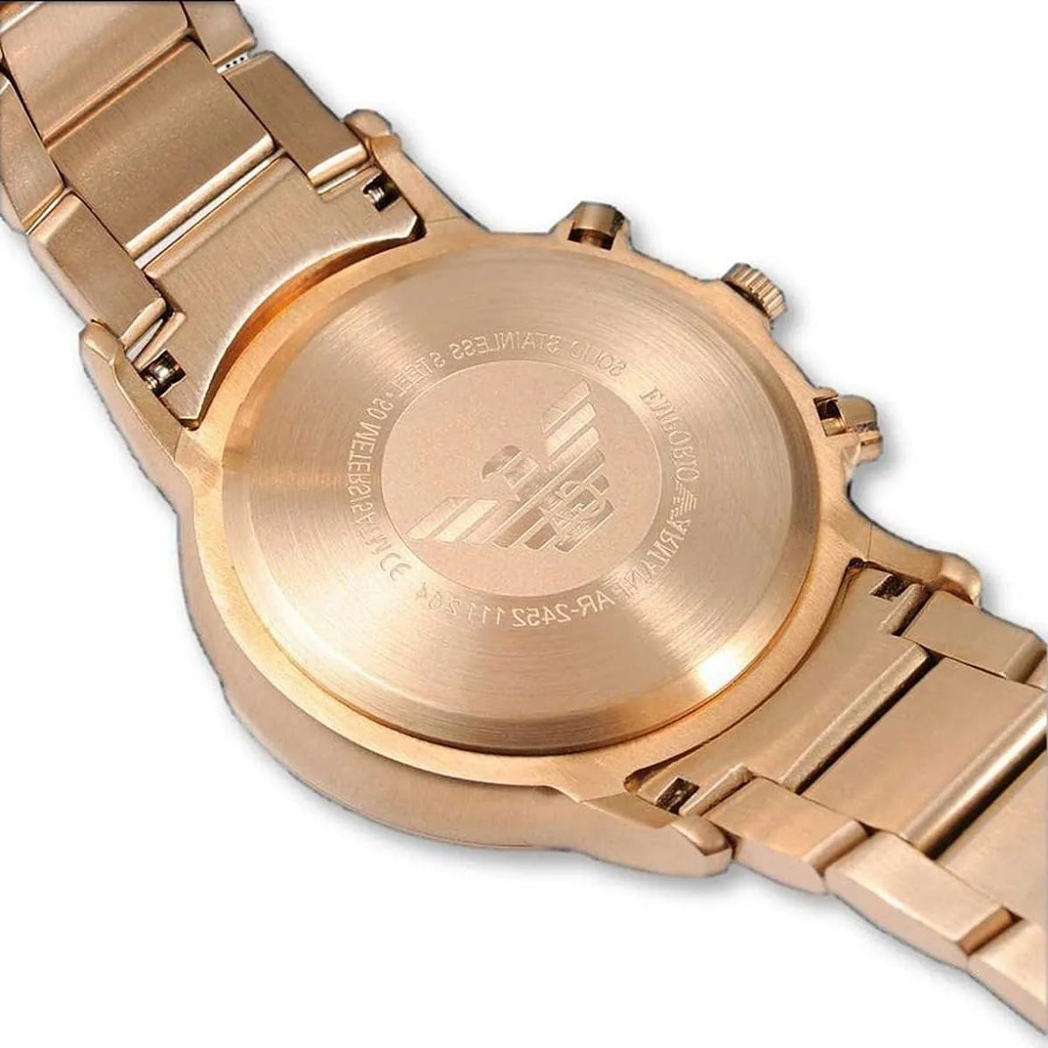 Emporio Armani AR2452 Renato Men's Rose Gold Watch