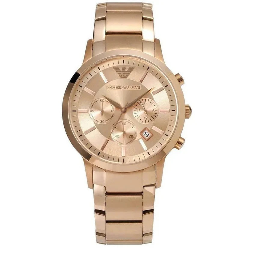 Emporio Armani AR2452 Renato Men's Rose Gold Watch