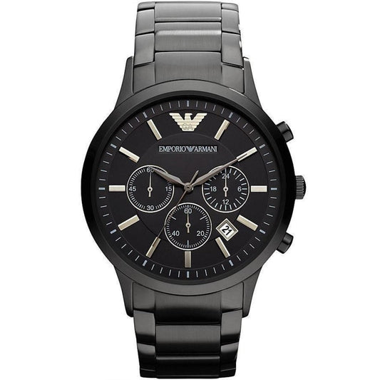 Emporio Armani AR2453 Renato Men's Blackout Watch