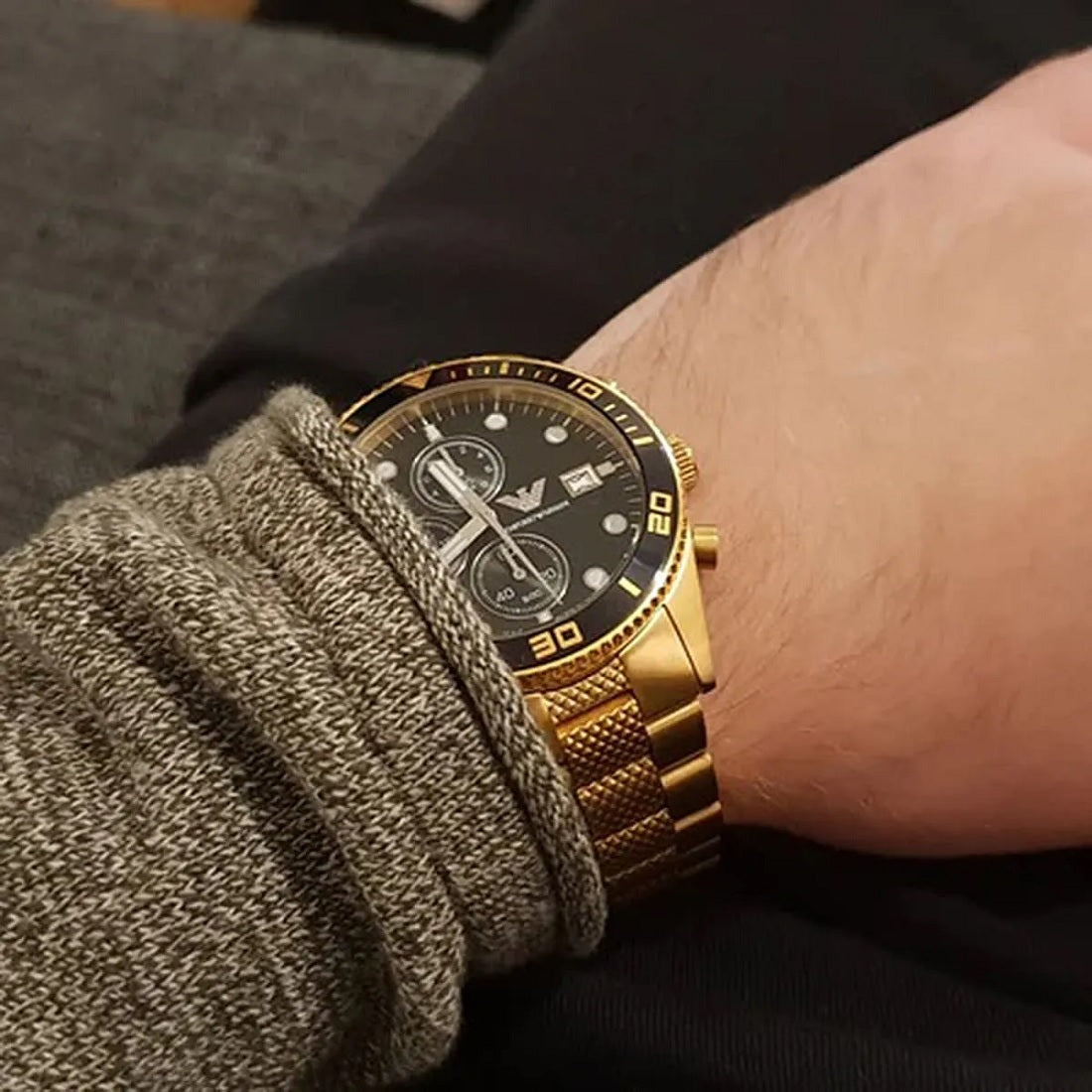 Emporio Armani AR5857 Classic Men's Gold Watch